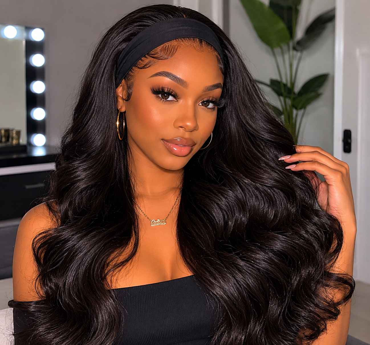Headband Wig