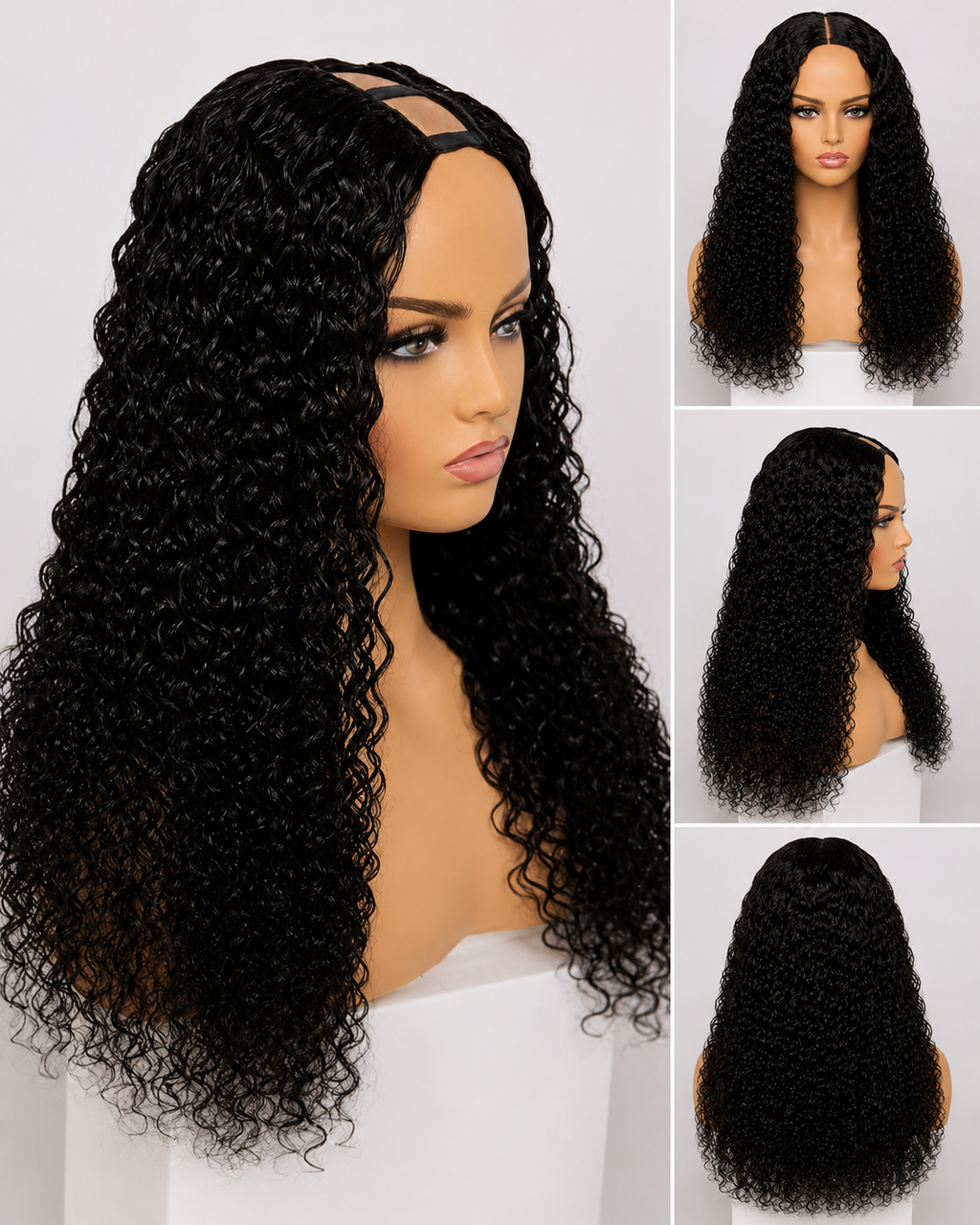 Raw Cambodian U-Part Wig