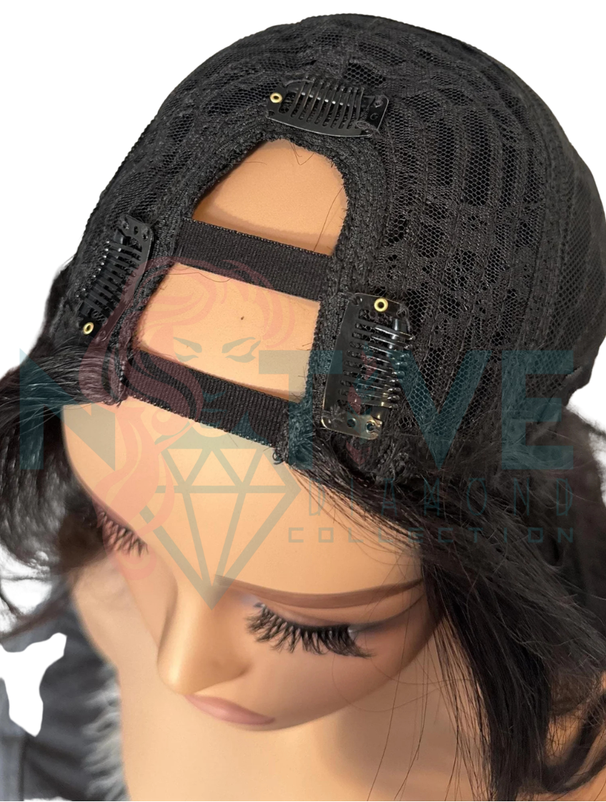 Raw Cambodian U-Part Wig