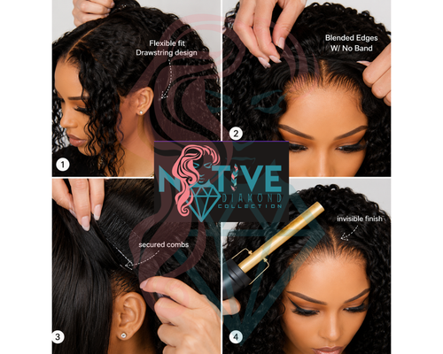 3 in 1 Half Wig