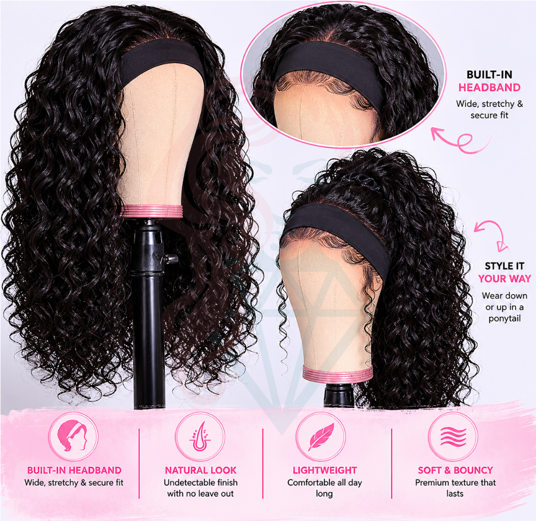 Headband Wig